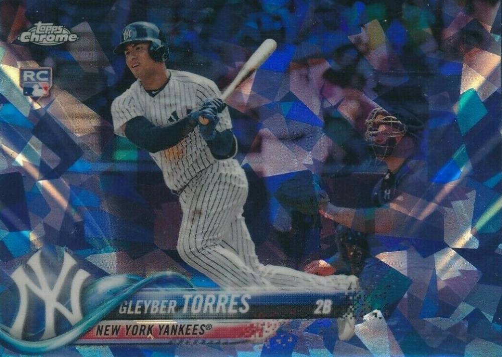 2018 Topps Chrome Sapphire Edition Gleyber Torres #699 Baseball Card