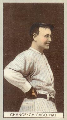 1912 Brown Backgrounds Red Cycle Chance-Chicago-Nat. #29 Baseball Card