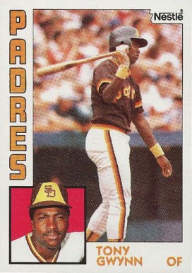 1984 Topps Nestle Hand Cut Tony Gwynn #251 Baseball Card