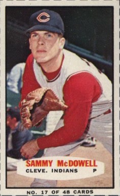 1966 Bazooka Sammy McDowell #17 Baseball Card