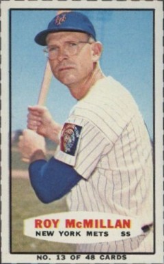 1966 Bazooka Roy McMillan #13 Baseball Card
