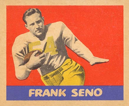 1949 Leaf Frank Seno #127 Football Card