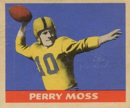1949 Leaf Perry Moss #81 Football Card