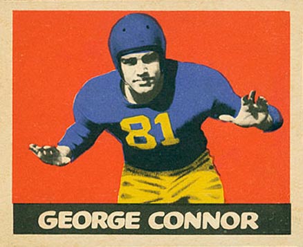 1949 Leaf George Connor #40 Football Card
