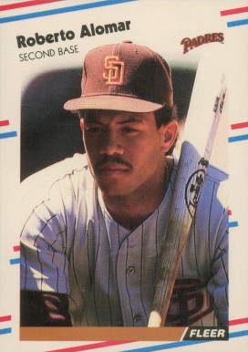 1988 Fleer Update Glossy Roberto Alomar #U-122 Baseball Card