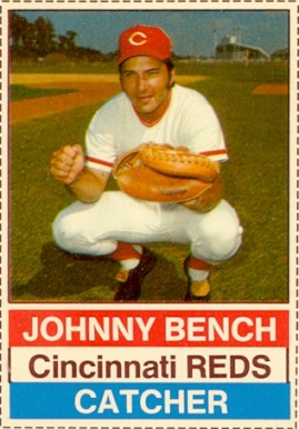1976 Hostess Johnny Bench #22 Baseball Card