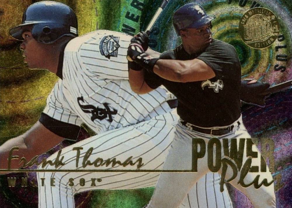 1996 Ultra Power Plus Frank Thomas #10 Baseball Card