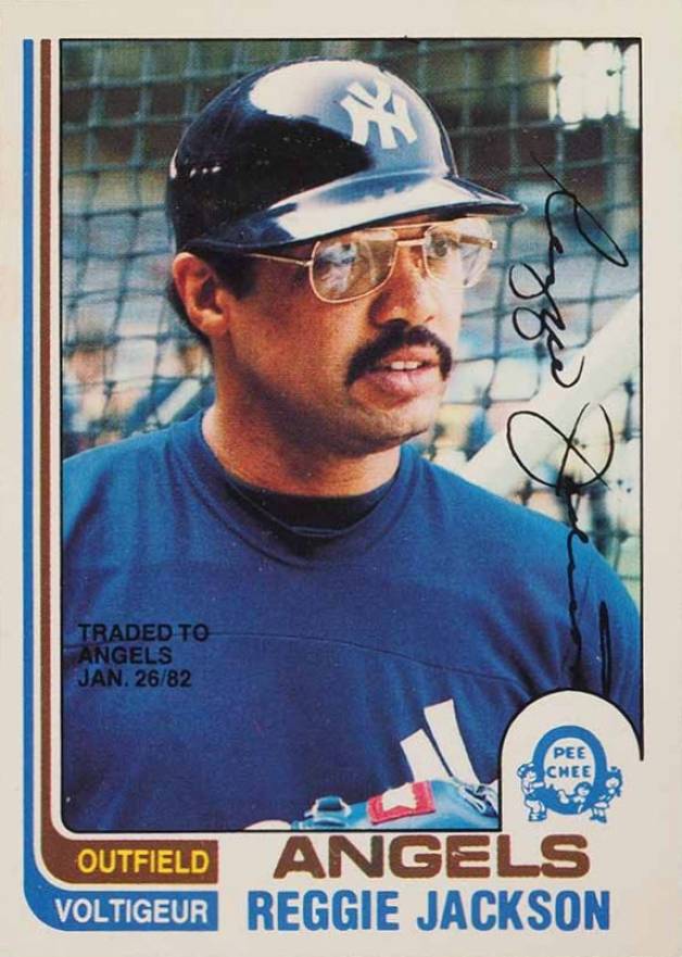 1982 O-Pee-Chee Reggie Jackson #300 Baseball Card