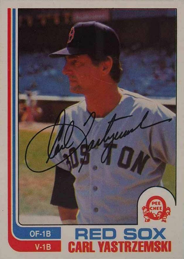 1982 O-Pee-Chee Carl Yastrzemski #72 Baseball Card