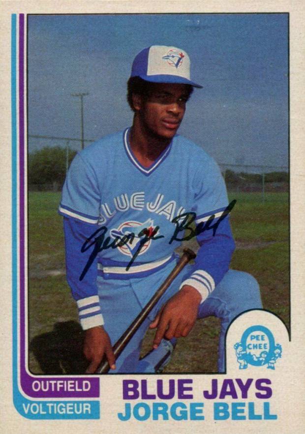 1982 O-Pee-Chee Jorge Bell #254 Baseball Card