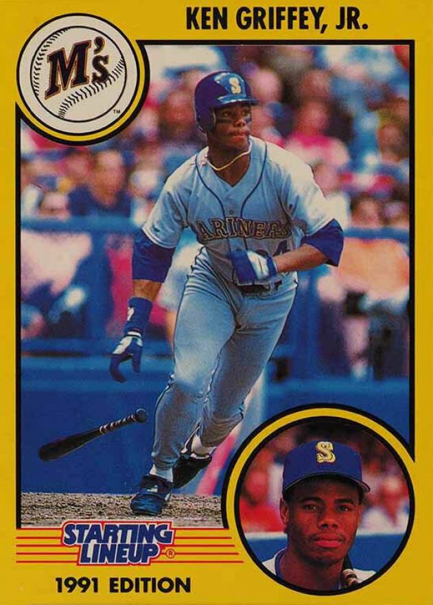1991 Kenner Starting Lineup Ken Griffey Jr. # Baseball Card