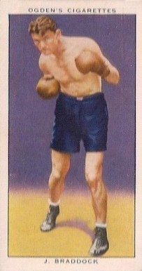1937 Ogden's Ltd Champions of 1936 J. Braddock #12 Other Sports Card