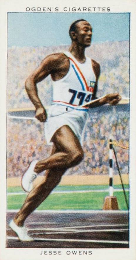 1937 Ogden's Ltd Champions of 1936 Jesse Owens #3 Other Sports Card
