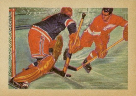 1956 Topps Adventure Hockey Hardy #63 Hockey Card