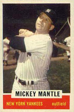1962 Bazooka Singles Mickey Mantle #23 Baseball Card