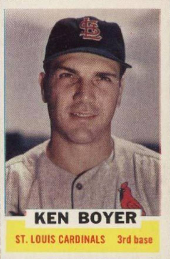1962 Bazooka Singles Ken Boyer # Baseball Card
