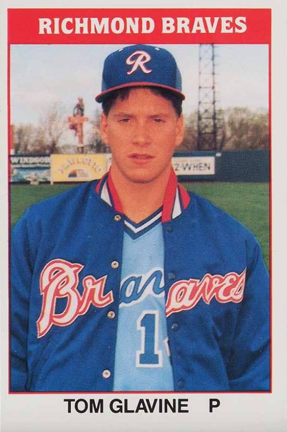 1987 TCMA Richmond Braves Tom Glavine #5 Baseball Card