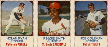 1975 Hostess Ryan/Smith/Coleman # Baseball Card
