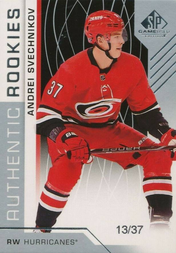 2018 SP Game Used  Andrei Svechnikov #120 Hockey Card