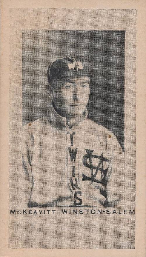 1910 Contentnea Black & White Photo Series McKeavitt # Baseball Card