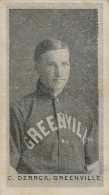 1910 Contentnea Black & White Photo Series C. Derrck, Greenville # Baseball Card