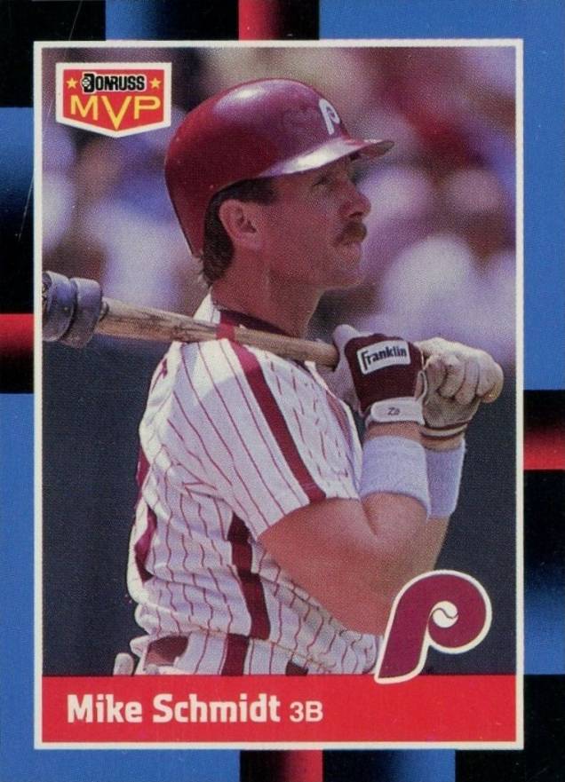 1988 Donruss MVP Mike Schmidt #BC-4 Baseball Card