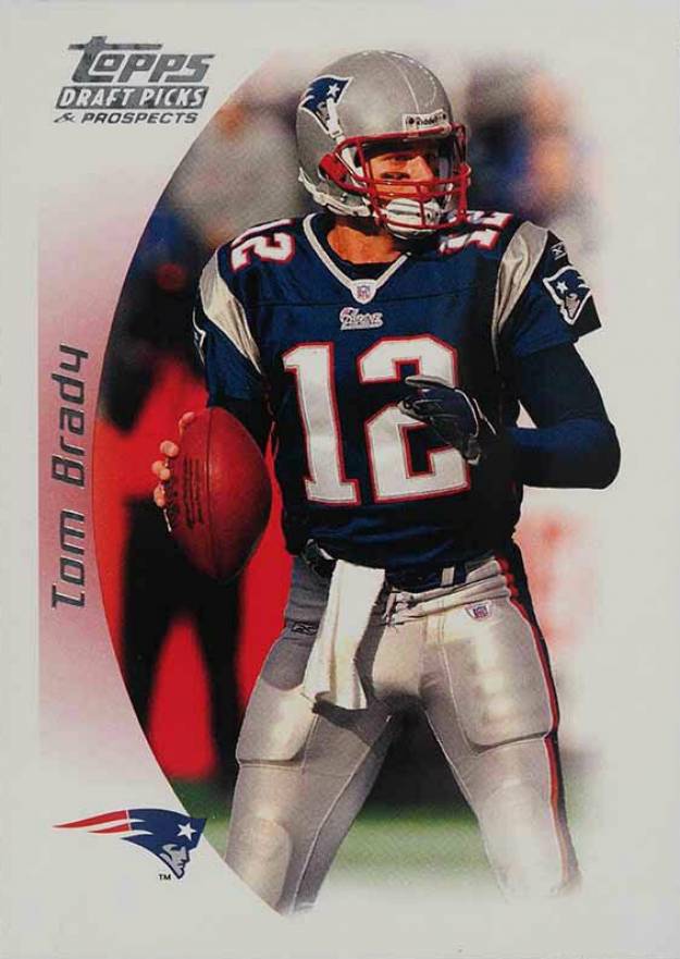 2005 Topps Draft Picks & Prospects Tom Brady #45 Football Card