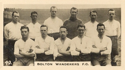 1926 Lambert & Butler Who's Who in Sport Bolton Wanderers F.C. #49 Golf Card