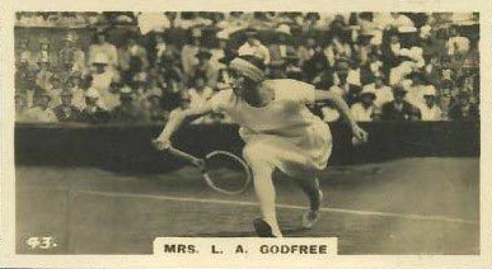 1926 Lambert & Butler Who's Who in Sport Mrs. L.A. Godfree #43 Golf Card