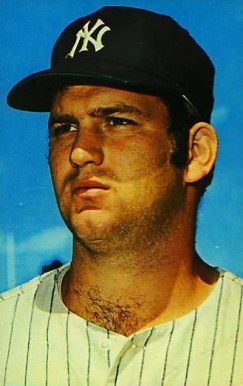 1970 N.Y. Yankees Clinic Schedule Postcard Thurman Munson # Baseball Card