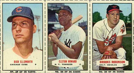 1964 Bazooka Panel Ellsworth/Howard/Robinson #10 Baseball Card