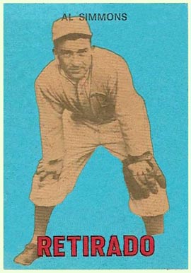 1967 Venezuela Topps Al Simmons #170 Baseball Card