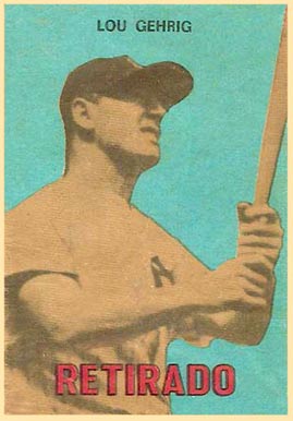 1967 Venezuela Topps Lou Gehrig #141 Baseball Card