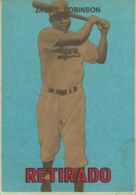 1967 Venezuela Topps Jackie Robinson #184 Baseball Card