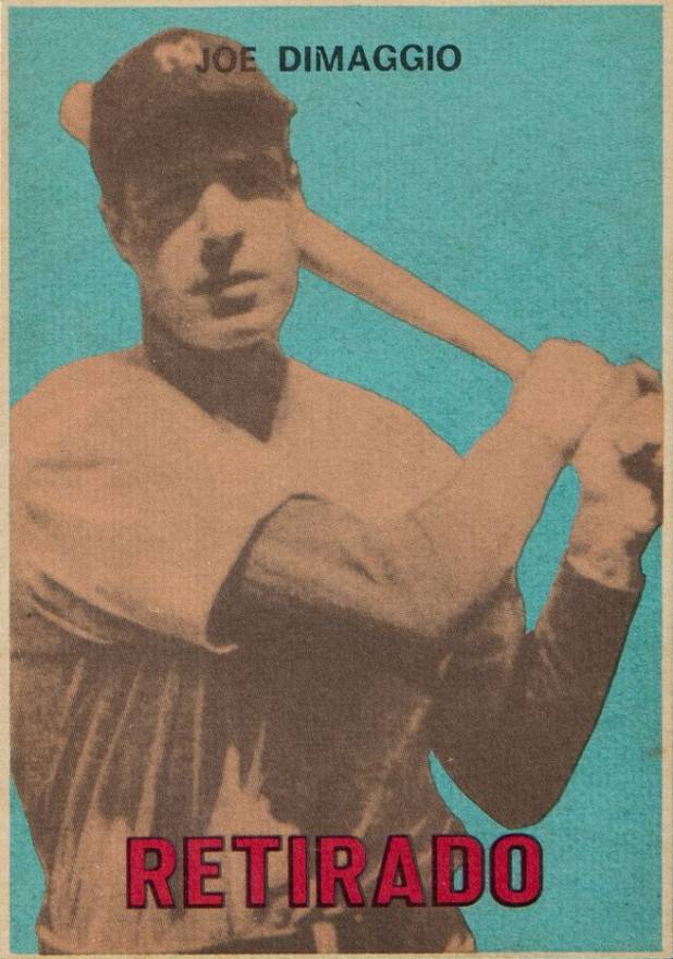 1967 Venezuela Topps Joe DiMaggio #145 Baseball Card