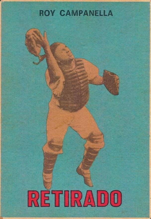1967 Venezuela Topps Roy Campanella #180 Baseball Card