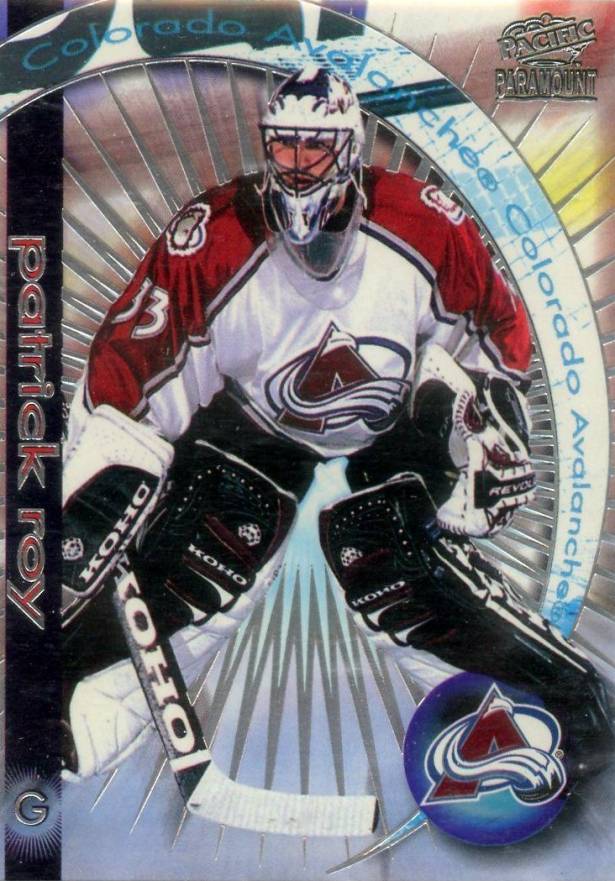 1998 Pacific Paramount Ice Galaxy Patrick Roy #3 Hockey Card