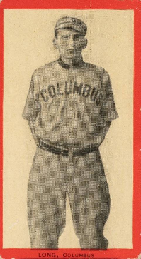 1910 Old Mill Series 1 (S. Atlantic League) Long #38 Baseball Card