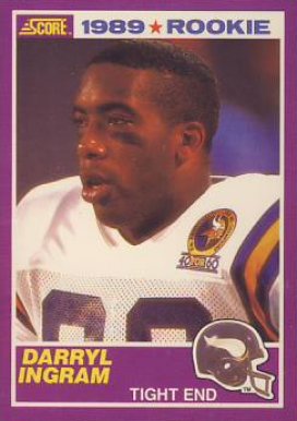 1989 Score Supplemental Darryl Ingram #423S Football Card