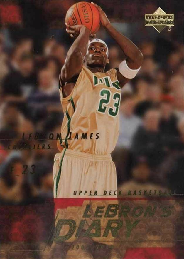 2003 Upper Deck LeBron's Diary LeBron James #LJ3 Basketball Card