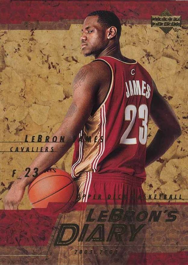 2003 Upper Deck LeBron's Diary LeBron James #LJ9 Basketball Card