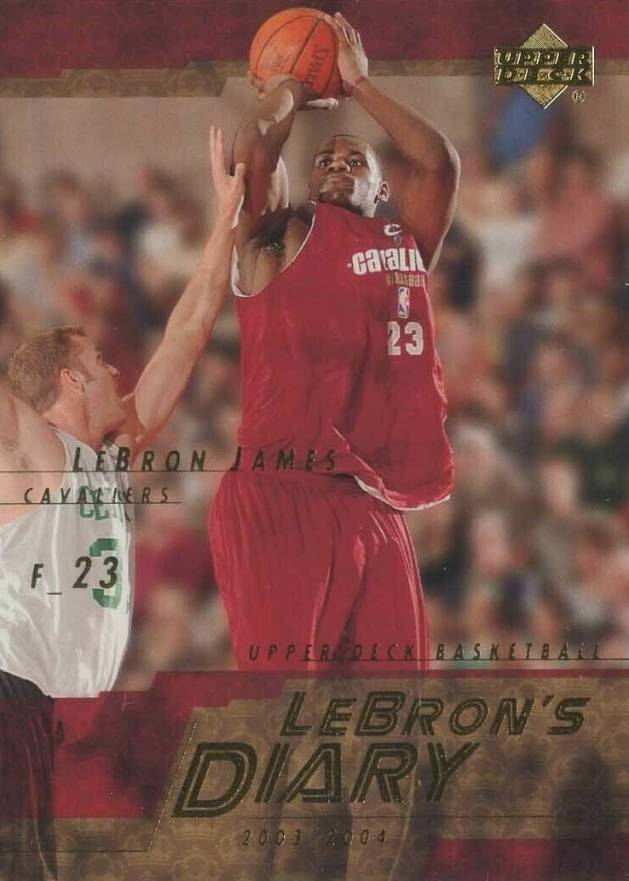 2003 Upper Deck LeBron's Diary LeBron James #LJ7 Basketball Card