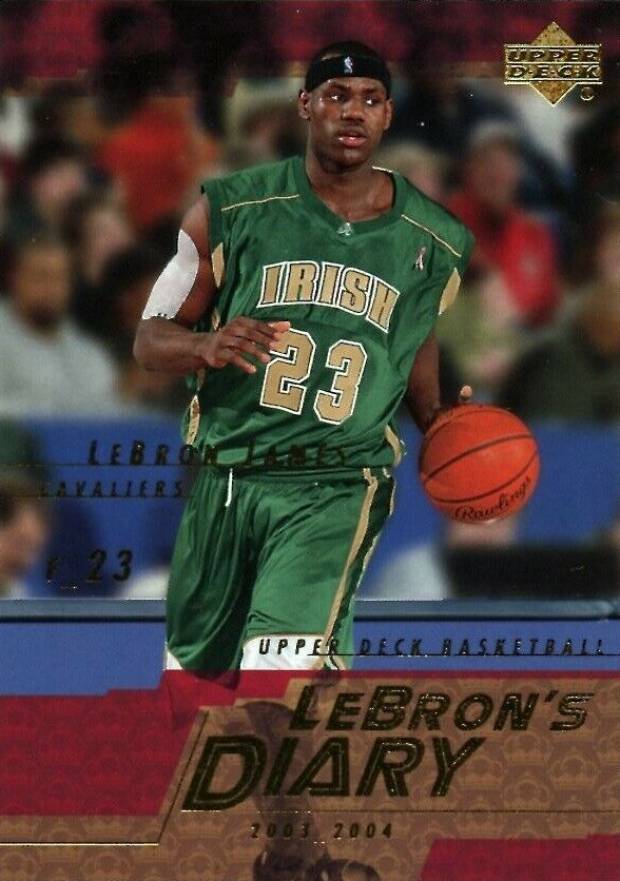 2003 Upper Deck LeBron's Diary LeBron James #LJ2 Basketball Card