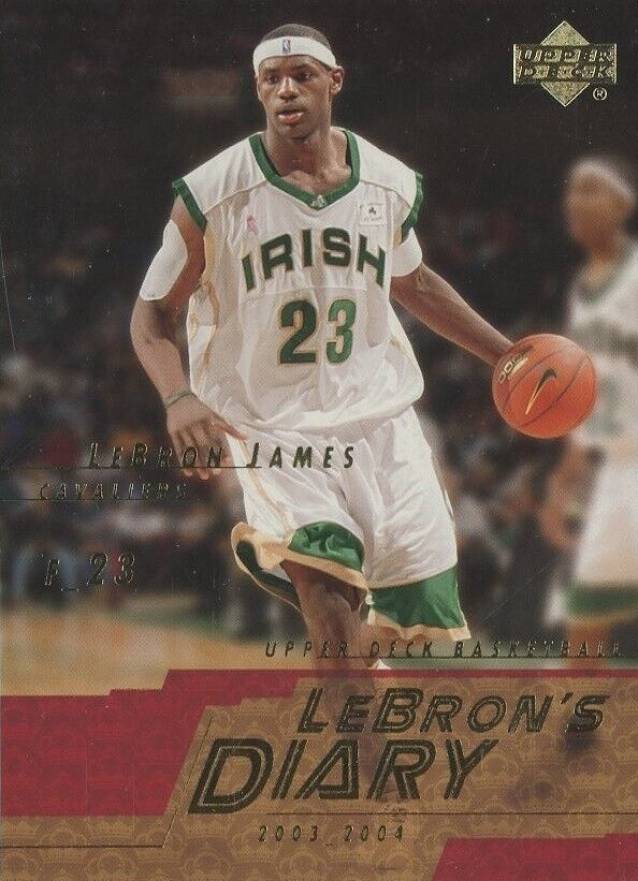 2003 Upper Deck LeBron's Diary LeBron James #LJ1 Basketball Card