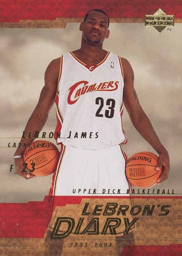 2003 Upper Deck LeBron's Diary LeBron James #LJ8 Basketball Card
