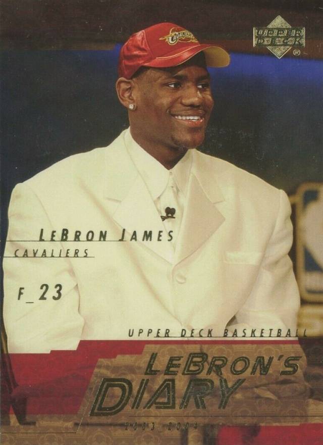 2003 Upper Deck LeBron's Diary LeBron James #LJ5 Basketball Card