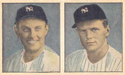 1951 Berk Ross Panel Woodling/Sanford #4-1/4-3 Baseball Card