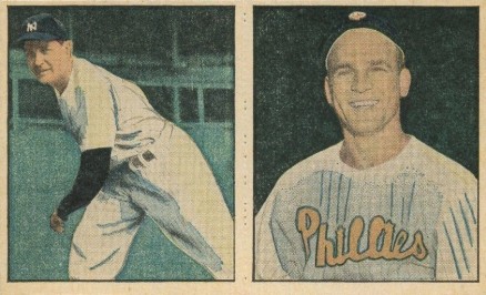 1951 Berk Ross Panel Page/Seminick #3-5/3-7 Baseball Card