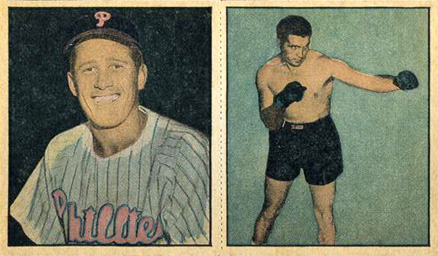 1951 Berk Ross Panel Goliat/Maxim #2-10/2-12 Baseball Card
