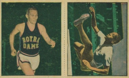 1951 Berk Ross Panel Rice/Dillard #4-17/4-18 Baseball Card